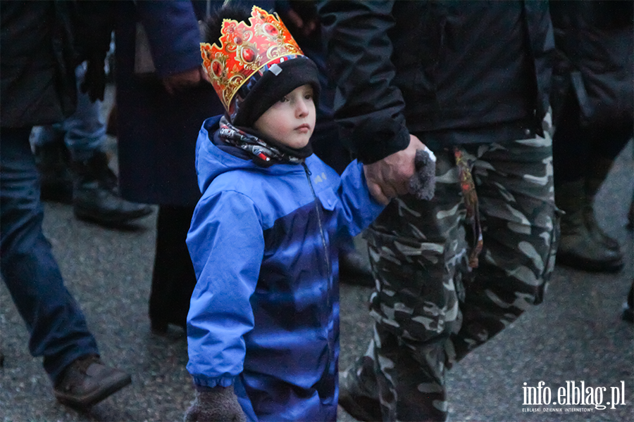 Jaseka w Elblgu. Orszak Trzech Krli przeszed ulicami miasta, fot. 26