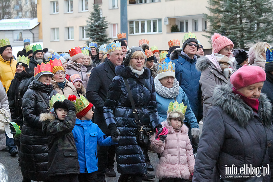 Jaseka w Elblgu. Orszak Trzech Krli przeszed ulicami miasta, fot. 34