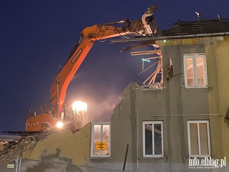Rozbiórka budynku przy al. Odrodzenia, fot. 4