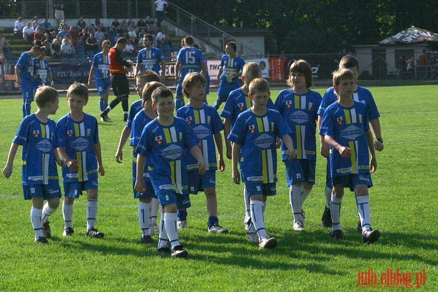 Mecz 34 kolejki II ligi: Olimpia Elblg - Okocimski Brzesko 3:1, fot. 1