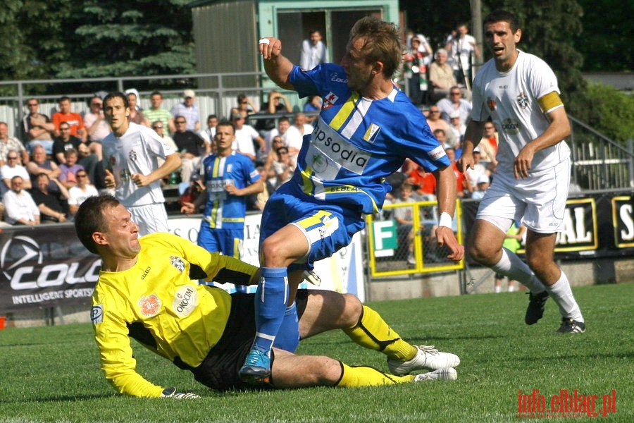 Mecz 34 kolejki II ligi: Olimpia Elblg - Okocimski Brzesko 3:1, fot. 11