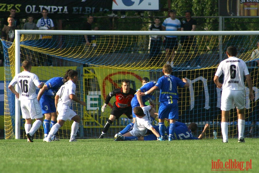 Mecz 34 kolejki II ligi: Olimpia Elbląg - Okocimski Brzesko 3:1, fot. 35