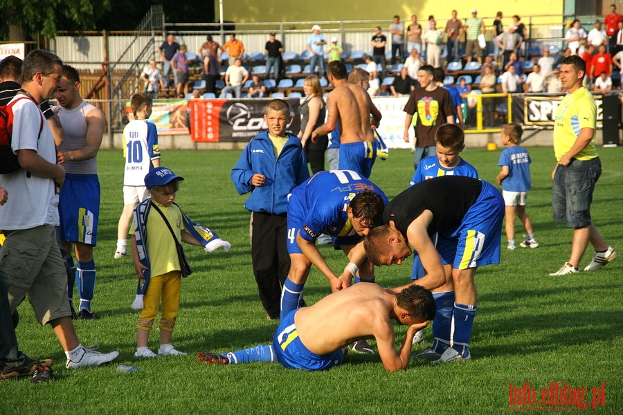 Mecz 34 kolejki II ligi: Olimpia Elblg - Okocimski Brzesko 3:1, fot. 43