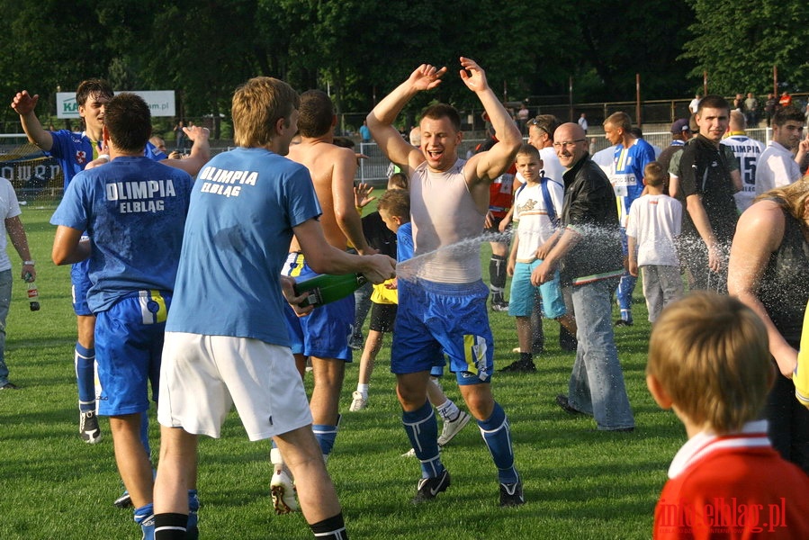 Mecz 34 kolejki II ligi: Olimpia Elblg - Okocimski Brzesko 3:1, fot. 45