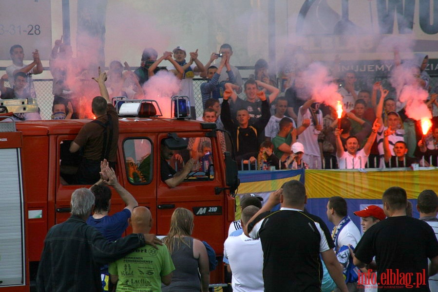 Mecz 34 kolejki II ligi: Olimpia Elblg - Okocimski Brzesko 3:1, fot. 51