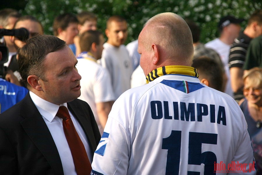 Mecz 34 kolejki II ligi: Olimpia Elbląg - Okocimski Brzesko 3:1, fot. 58