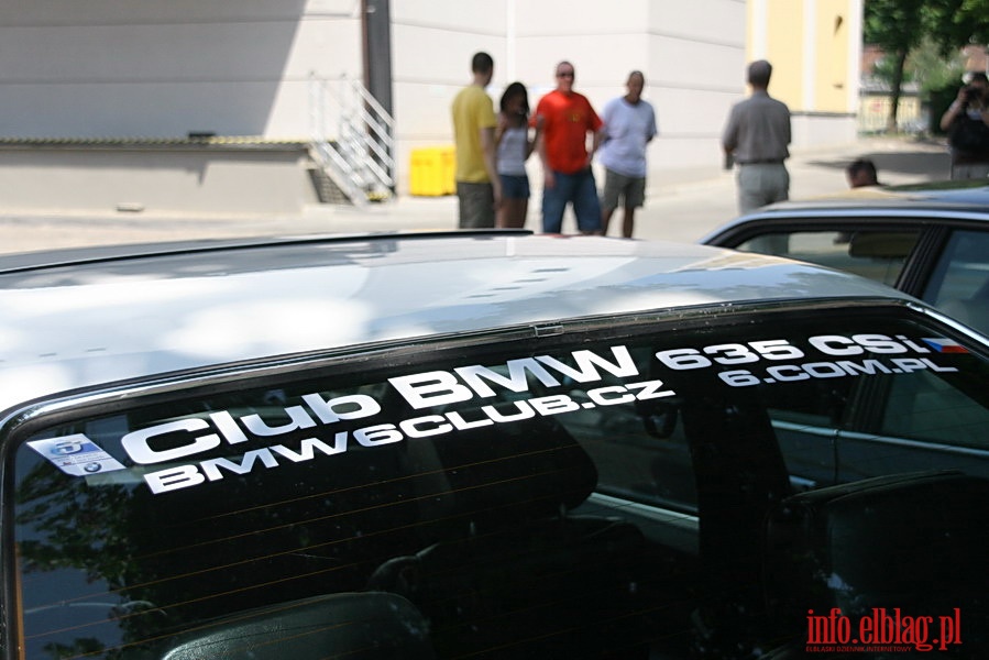 Zlot mionikw BMW serii 6 E24 sport coupe w Elblgu i okolicach, fot. 21