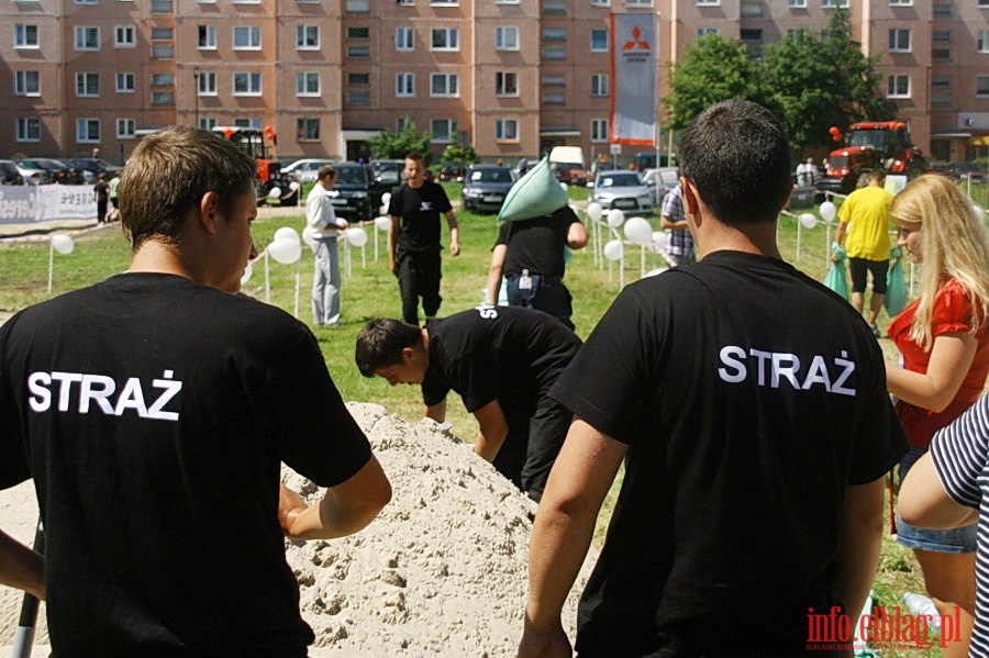 Mistrzostwa w układaniu wałów przeciwpowodziowych Wałowanie 2010, fot. 4