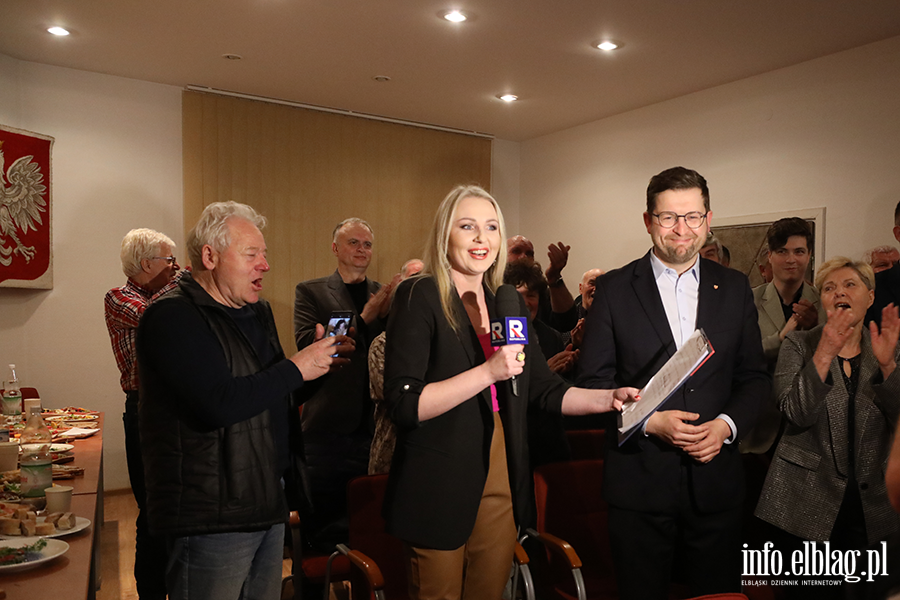 Wieczr wyborczy Andrzeja liwki. "W Elblgu potrzebna jest zmiana", fot. 12