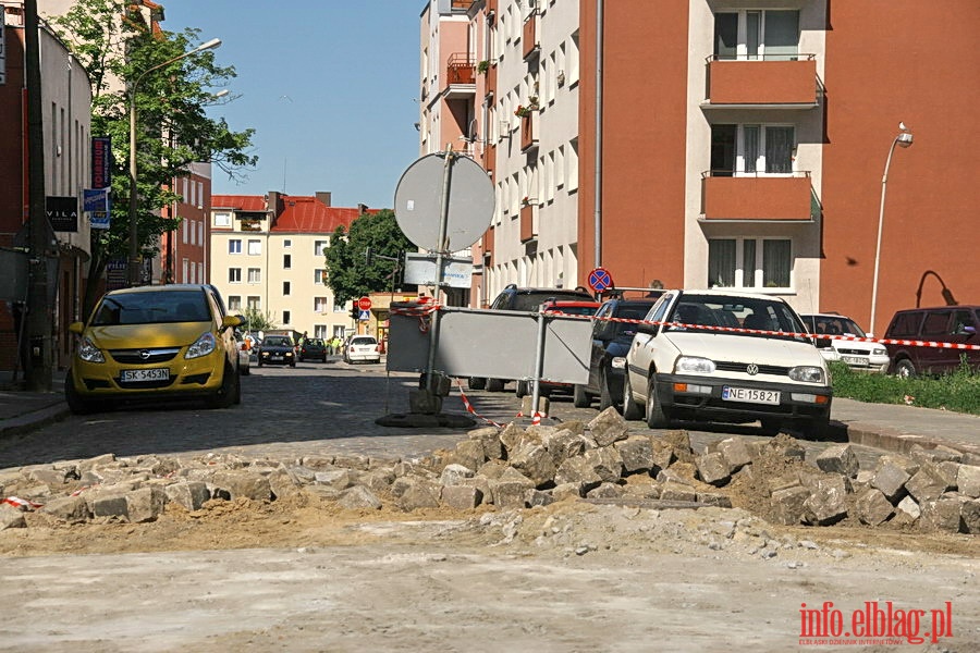 Zamknicie trakcji tramwajowej w zwizku z przebudow ul. Grota Roweckiego, fot. 5