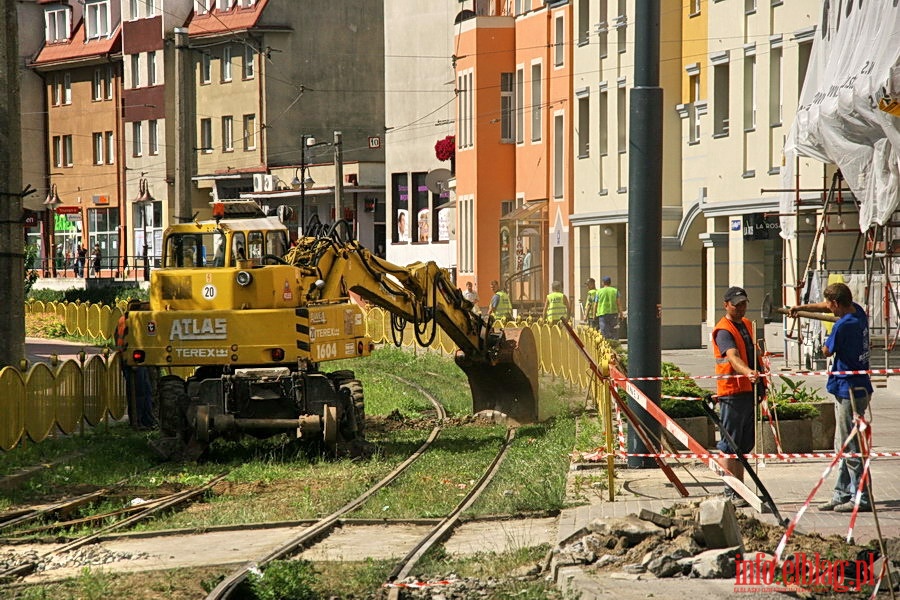 Zamknięcie trakcji tramwajowej w związku z przebudową ul. Grota Roweckiego, fot. 8
