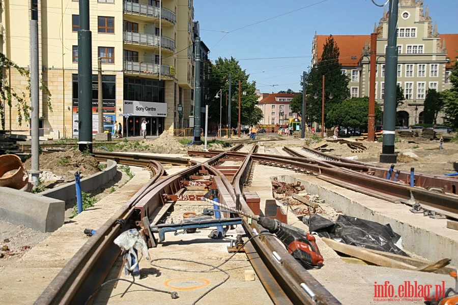 Zamknicie trakcji tramwajowej w zwizku z przebudow ul. Grota Roweckiego, fot. 9