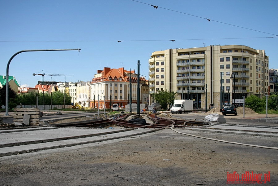 Zamknicie trakcji tramwajowej w zwizku z przebudow ul. Grota Roweckiego, fot. 17