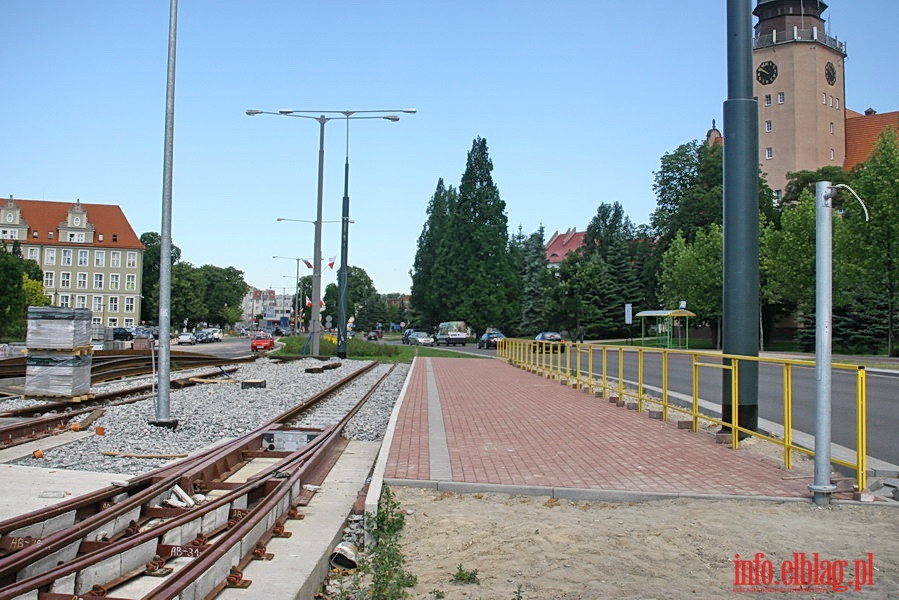 Zamknicie trakcji tramwajowej w zwizku z przebudow ul. Grota Roweckiego, fot. 21