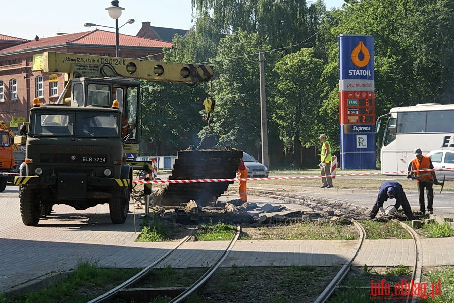 Remont wyeksploatowanych ukw torowych w rejonie Placu Grunwaldzkiego, fot. 19