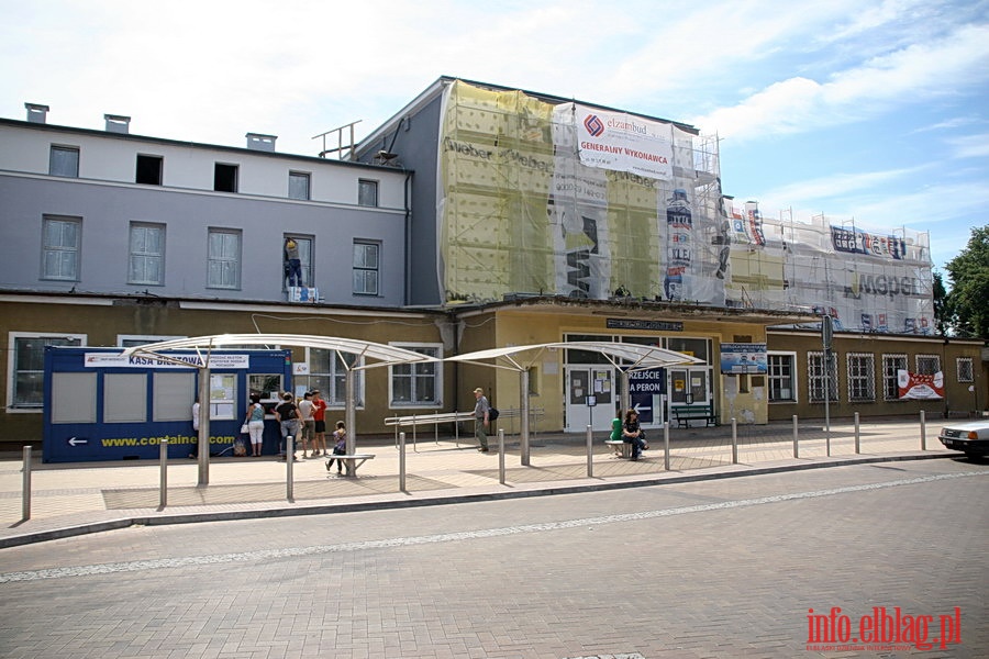 Przebudowa dworca PKP w Elblgu, fot. 24