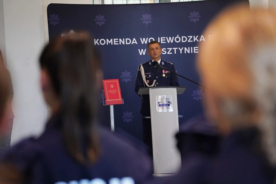 Ślubowanie nowych policjantów w garnizonie Warmińsko-Mazurskim, fot. 28