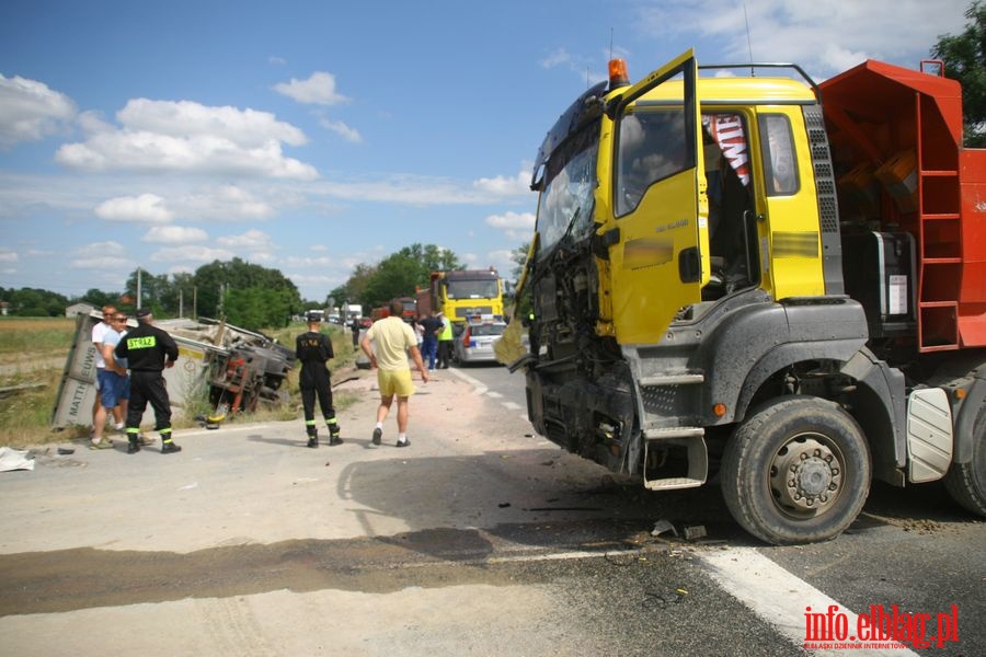 Kolizja dwch ciarwek w Bogaczewie, fot. 5