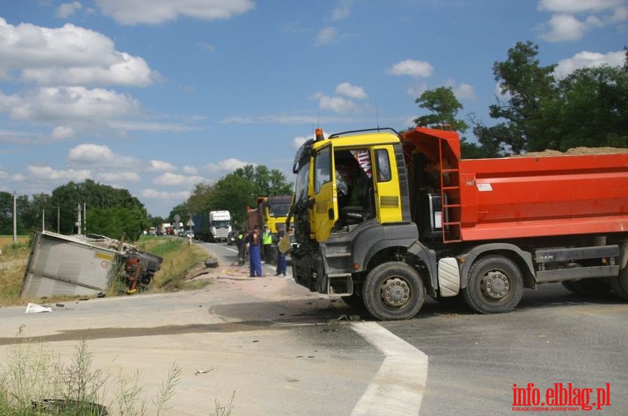 Kolizja dwch ciarwek w Bogaczewie, fot. 12