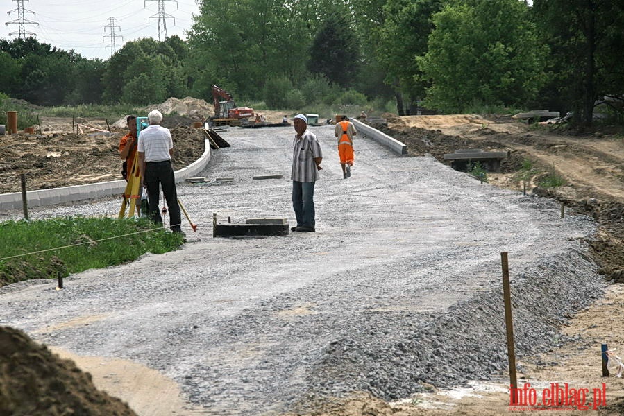 Budowa nowych drg na terenie Elblskiego Parku Technologicznego, fot. 1