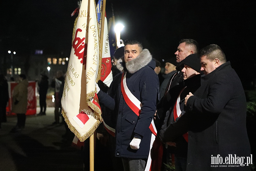 Obchody 54. rocznicy Grudnia'70 w Elblągu - Region Elbląski NSZZ "Solidarność", fot. 21
