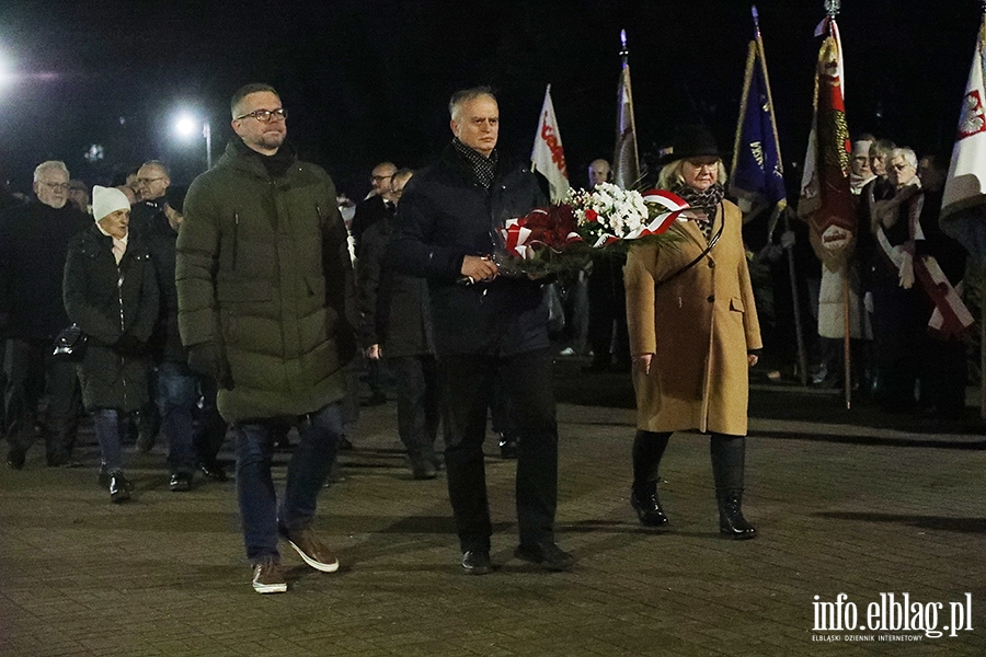 Obchody 54. rocznicy Grudnia'70 w Elblągu - Region Elbląski NSZZ "Solidarność", fot. 35