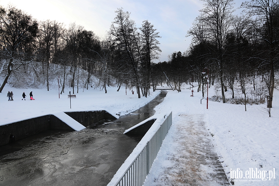 Elbląg- Pierwszy śnieg tej zimy, fot. 40