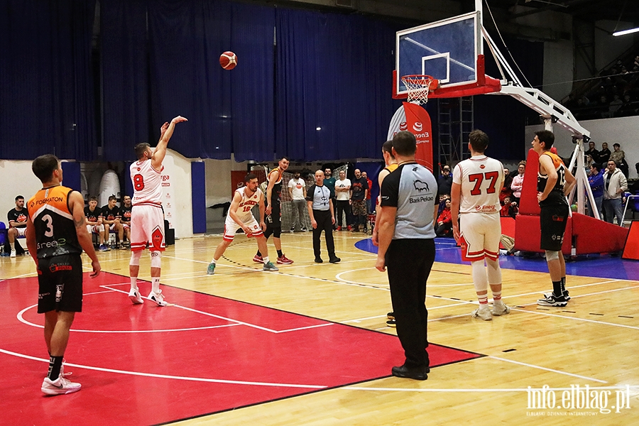 Koszykówka Elbasket mecz niedzielny, fot. 13