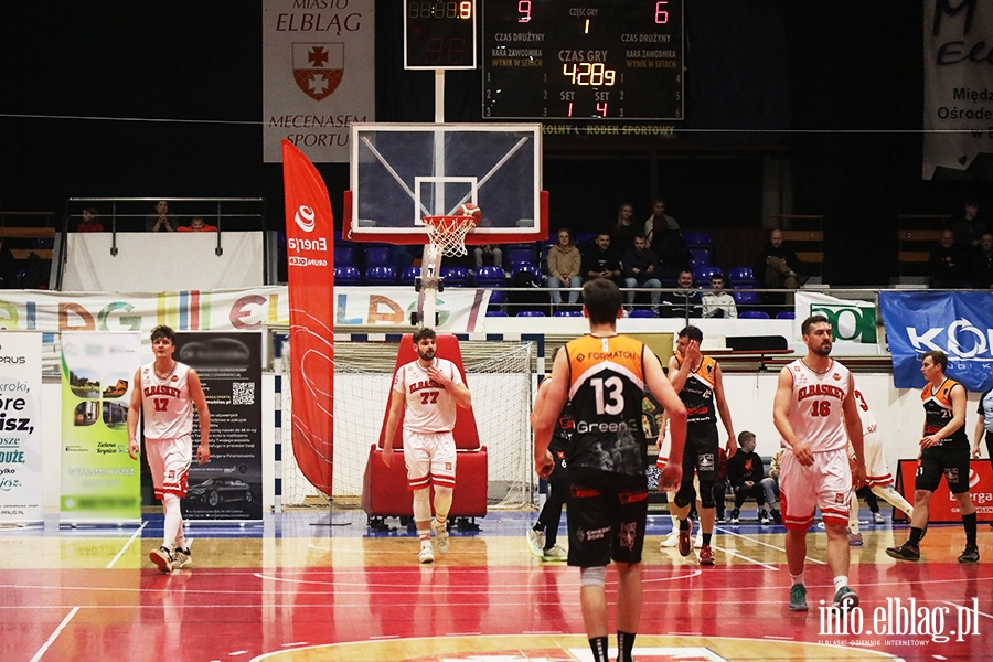 Koszykwka Elbasket mecz niedzielny, fot. 20
