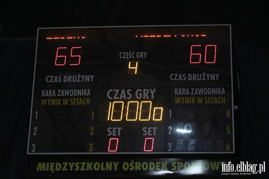 Wygrana była o krok. Koszykarze walczyli z liderem, fot. 71