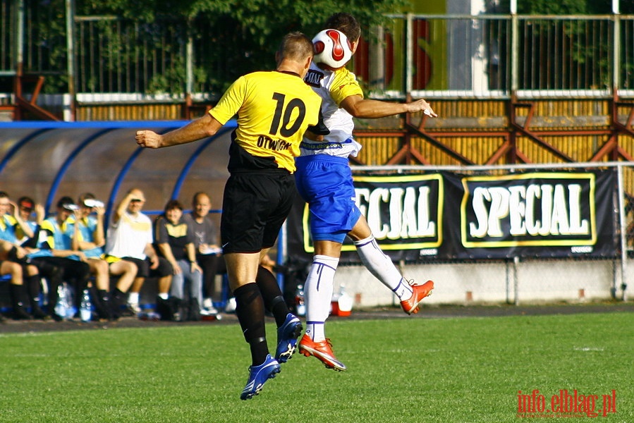 Mecz 2 kolejki II ligi: Olimpia Elblg - Start Otwock 1:1, fot. 4