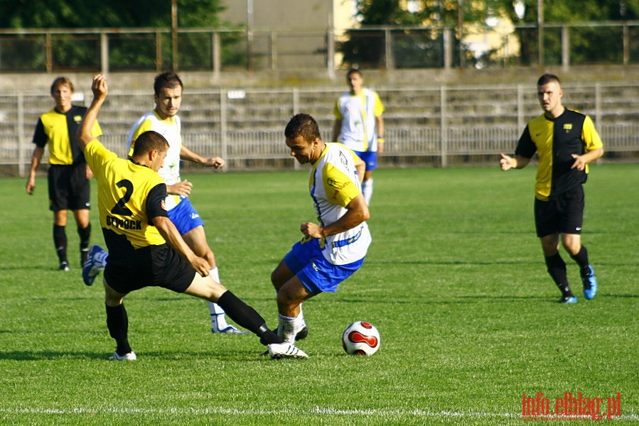 Mecz 2 kolejki II ligi: Olimpia Elbląg - Start Otwock 1:1, fot. 6