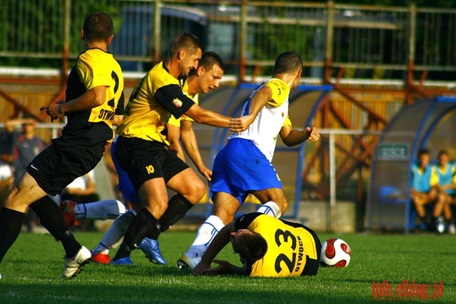Mecz 2 kolejki II ligi: Olimpia Elbląg - Start Otwock 1:1, fot. 24