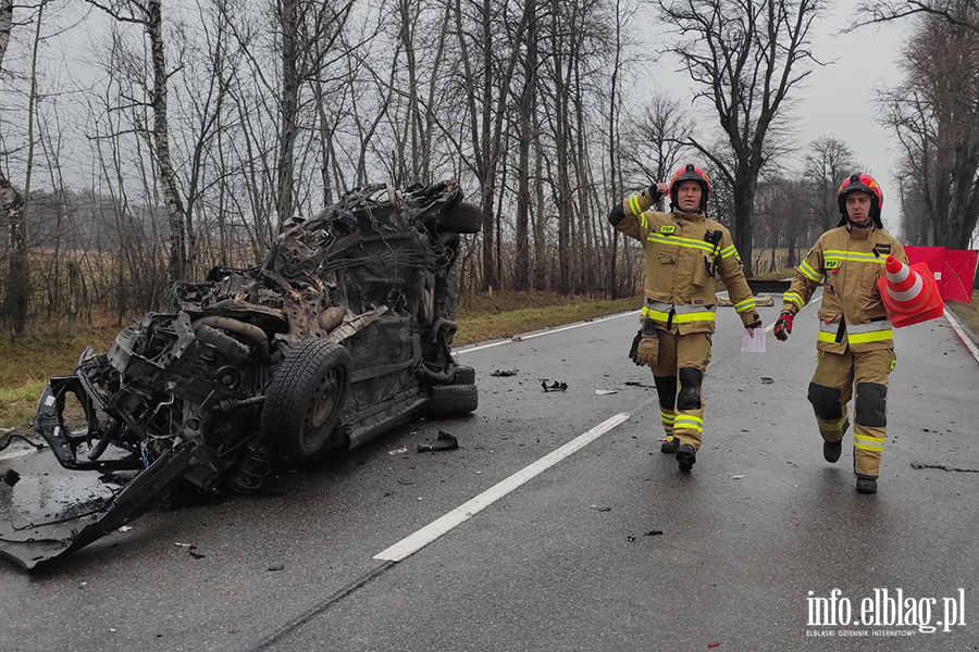 Śmiertelny wypadek na drodze K 54, fot. 4