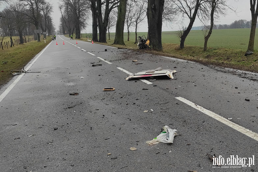Śmiertelny wypadek na drodze K 54, fot. 11