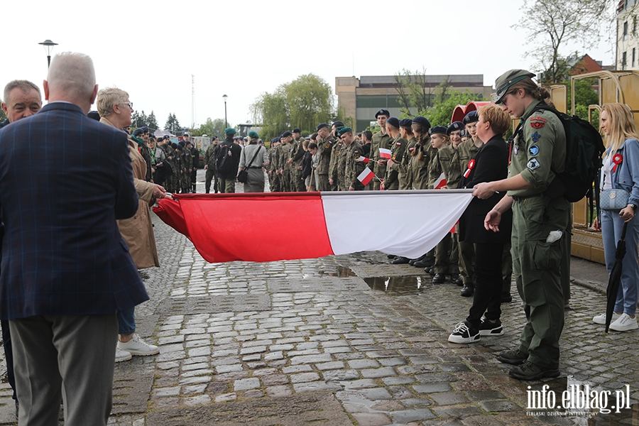 Elblanie przeszli z 50-metrow flag, fot. 3