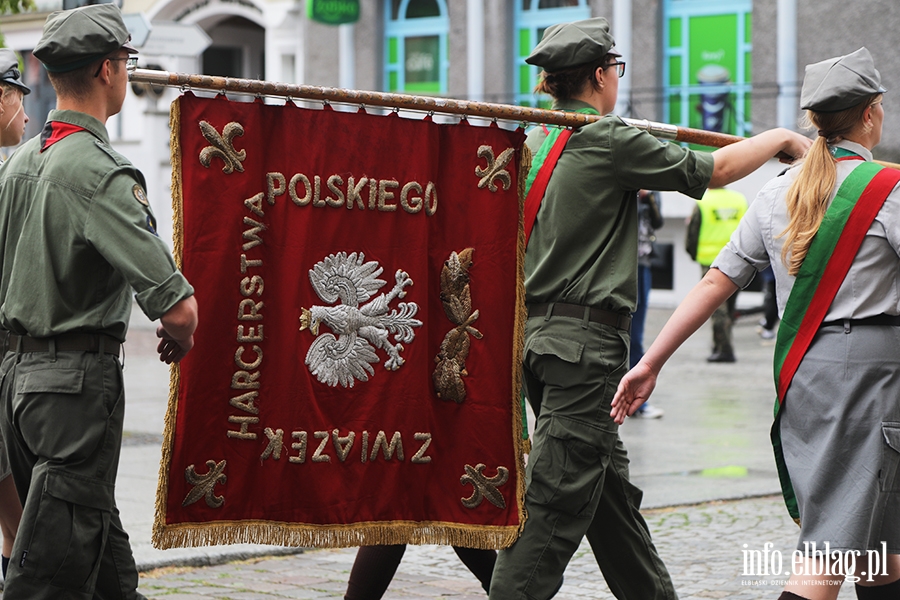 Elblanie przeszli z 50-metrow flag, fot. 28