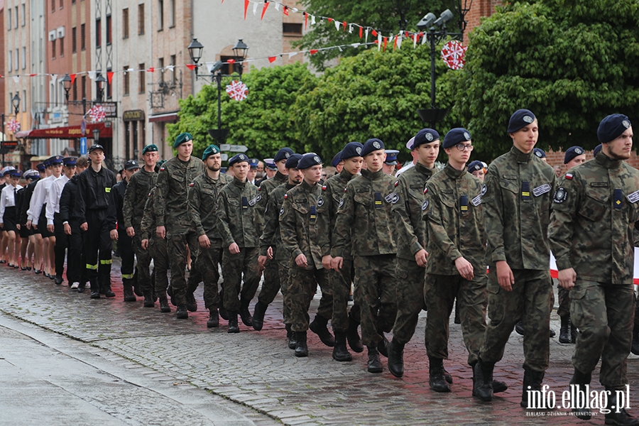 Elblanie przeszli z 50-metrow flag, fot. 29