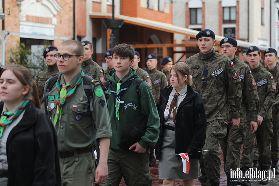 Elblanie przeszli z 50-metrow flag, fot. 33