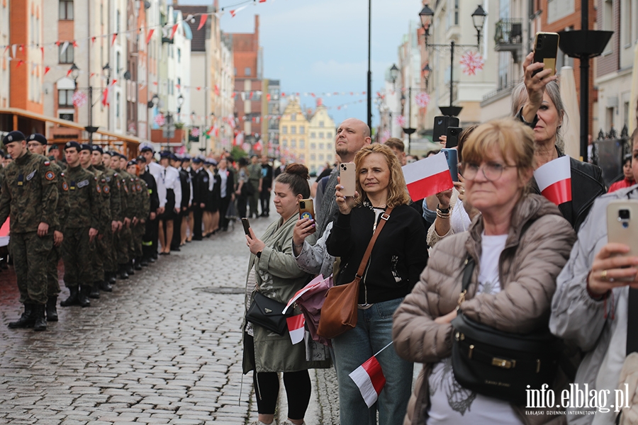 Elblanie przeszli z 50-metrow flag, fot. 36