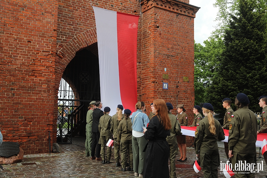 Elblanie przeszli z 50-metrow flag, fot. 37