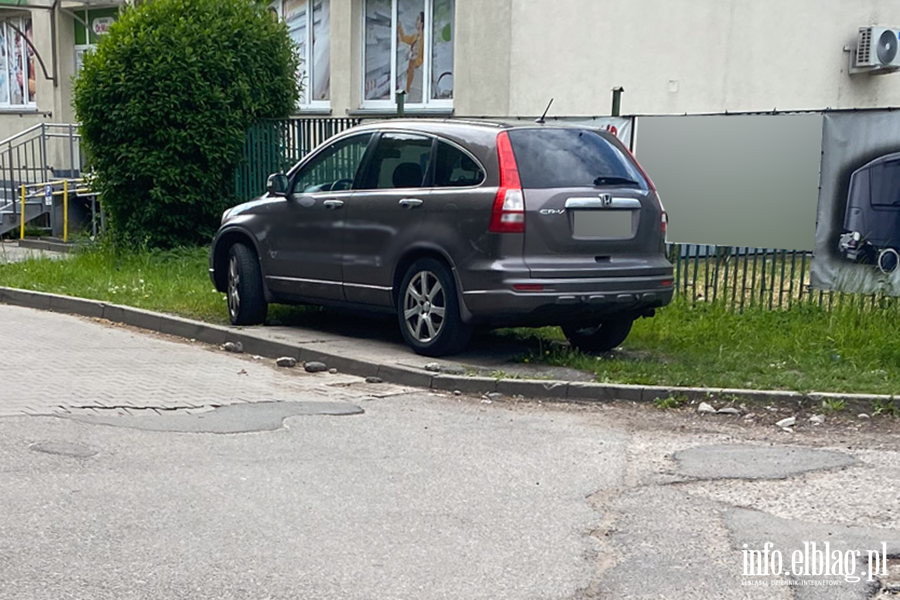 Mistrzowie Parkowania w Elblągu (część 392), fot. 10