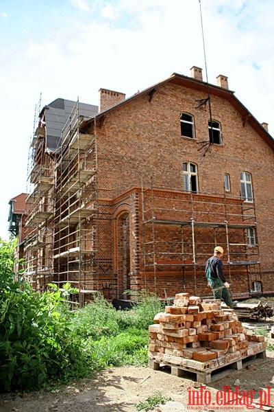 Rekonstukcja przedwojennej willi miejskiej z ul. 12 Lutego na Wyspie Spichrzw, fot. 4