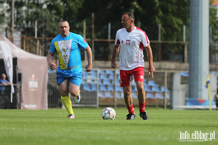 Wyjtkowy mecz. Oldboje Olimpii zagrali z reprezentantami Polski, fot. 60