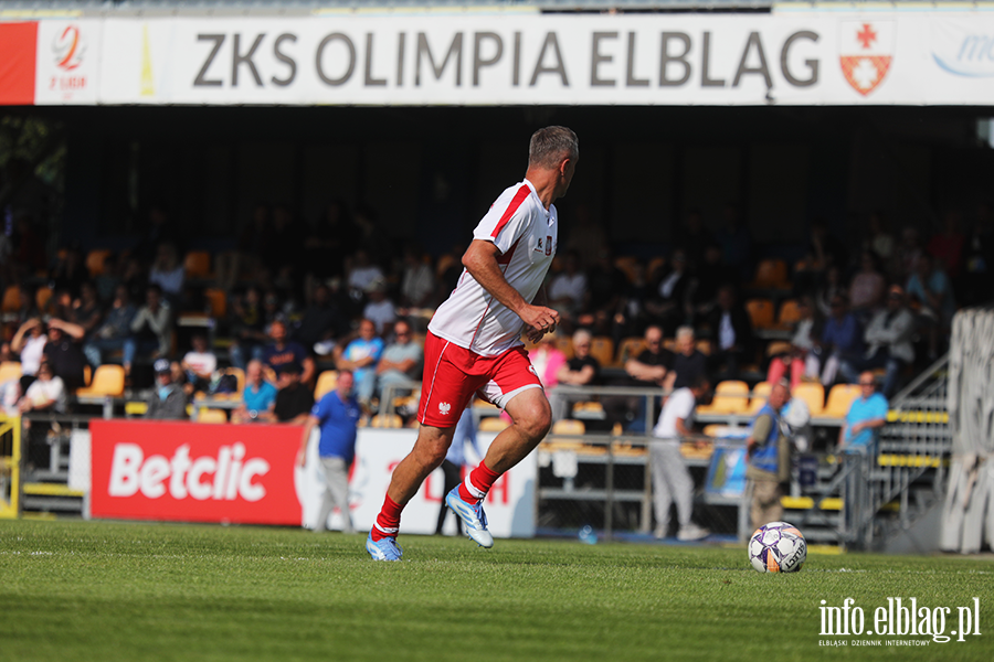Wyjtkowy mecz. Oldboje Olimpii zagrali z reprezentantami Polski, fot. 77