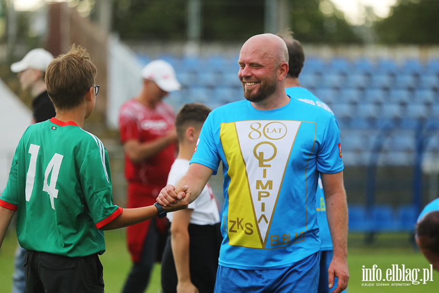 Wyjtkowy mecz. Oldboje Olimpii zagrali z reprezentantami Polski, fot. 126