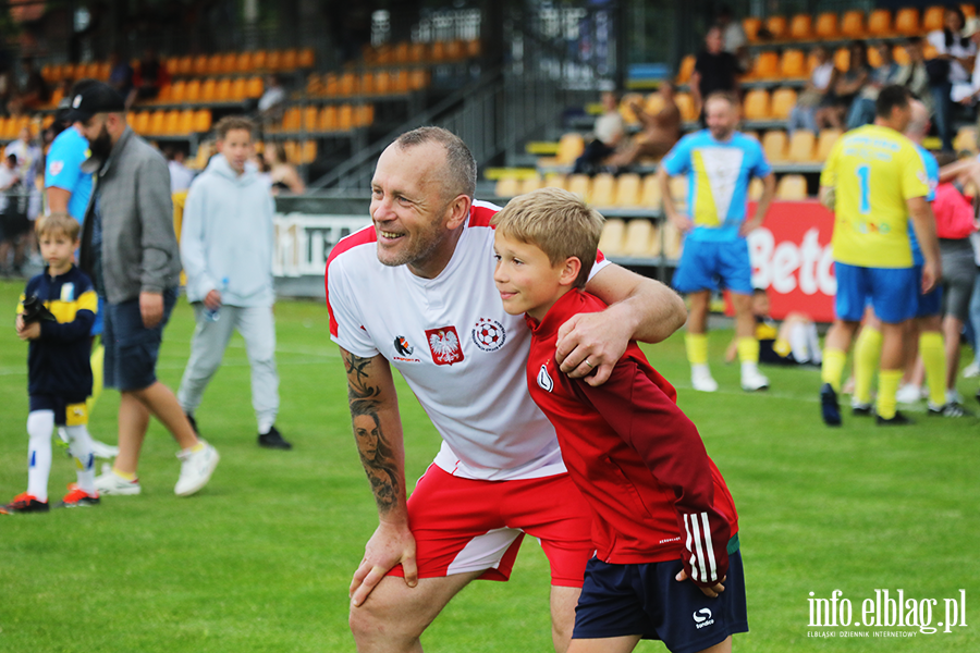 Wyjtkowy mecz. Oldboje Olimpii zagrali z reprezentantami Polski, fot. 128