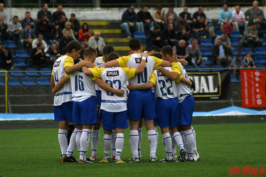 Mecz 6 kolejki II ligi: Olimpia Elbląg - Znicz Pruszków 0-0, fot. 1