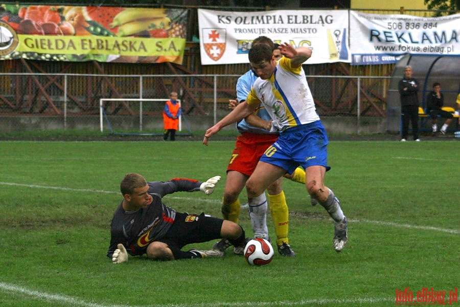 Mecz 6 kolejki II ligi: Olimpia Elbląg - Znicz Pruszków 0-0, fot. 24