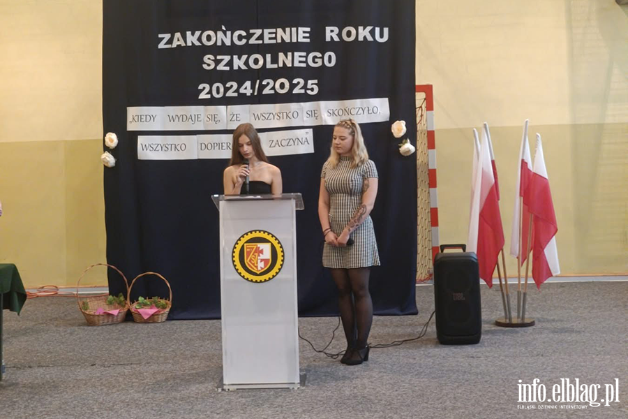 Zakoczenie roku szkolnego 2024/2025 w Zespole Szk Zawodowych nr 1 , fot. 1
